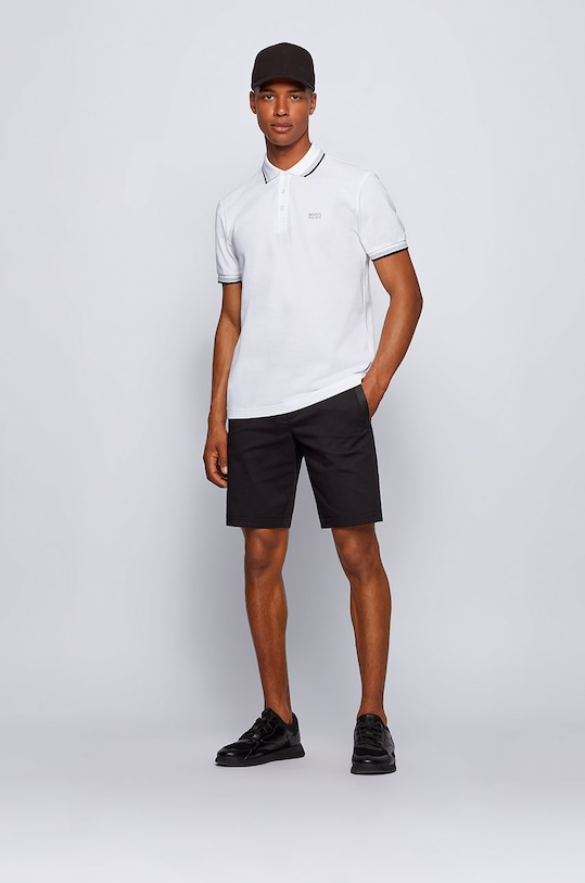 BOSS tricou Polo 50198254.NOS alb AA00