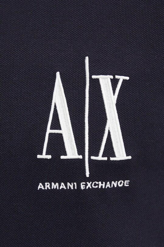 Armani Exchange polo granatowy 8NZFPA.Z8M5Z.NOS