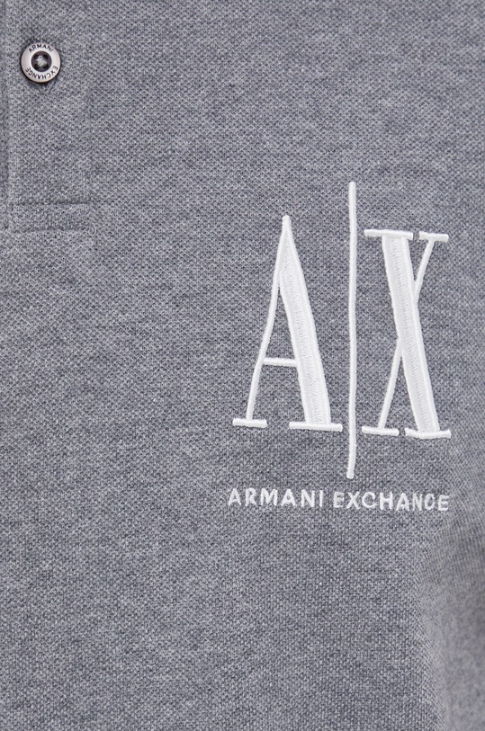 Armani Exchange Polo 8NZFPA.Z8M5Z.NOS 8NZFPA.Z8M5Z.NOS szary