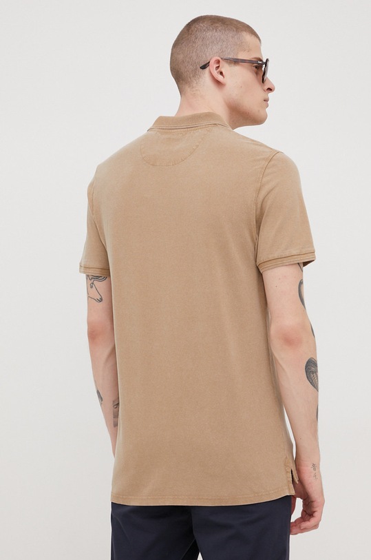 Odzież Only & Sons polo bawełniane 22021769.Chinchilla beżowy