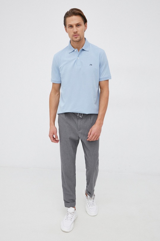 Selected Homme tricou Polo 16082840.Skyway albastru AA00