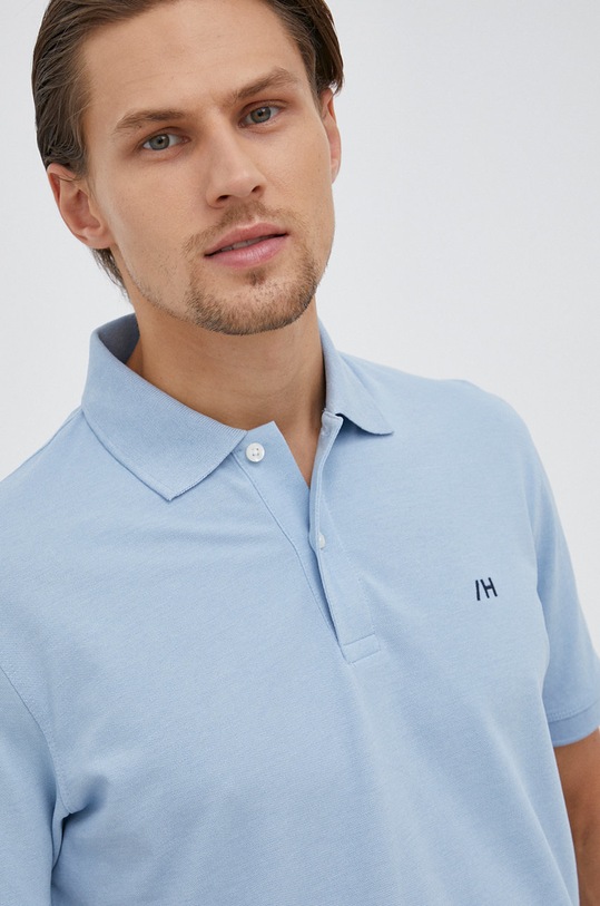 Selected Homme tricou Polo albastru 16082840.Skyway