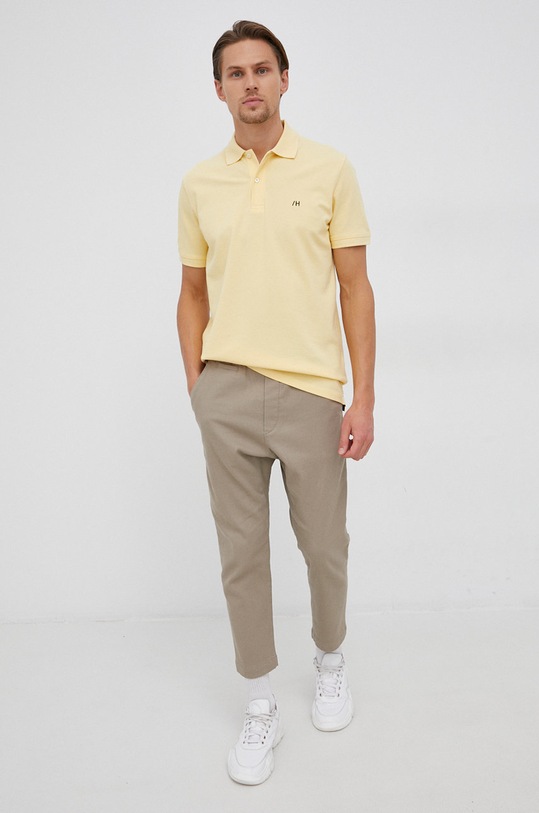 Selected Homme Polo 16082840.Sunlight żółty AA00