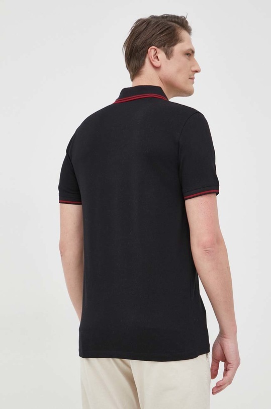 Odzież Selected Homme polo bawełniane 16082841.Black czarny