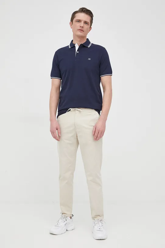 Selected Homme tricou polo 16082841.NavyBlazer bleumarin AA00