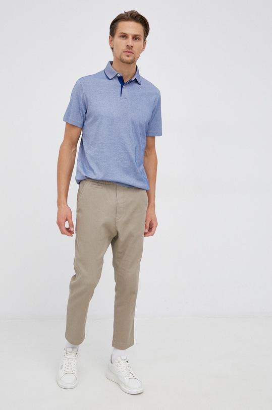 Polo tričko Selected Homme 16082844.SodaliteBl modrá AA00