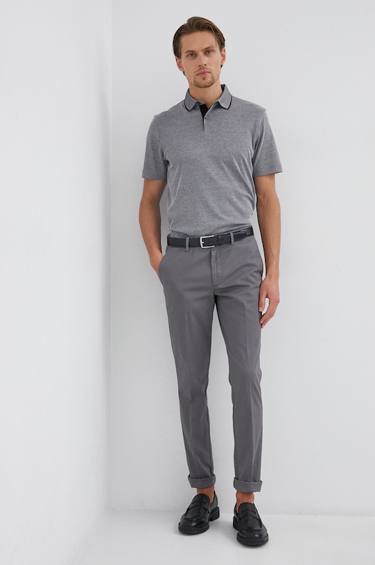 Polo tričko Selected Homme 16082844.MediumGrey šedá AA00