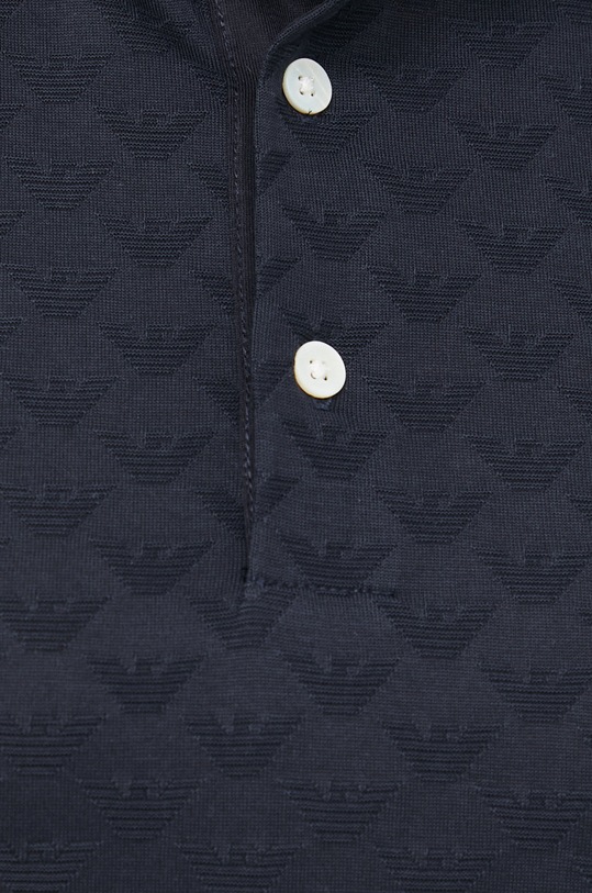 Emporio Armani polo bawełniane 8N1FP0.1JHWZ.NOS granatowy