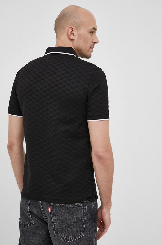 Oblečenie Bavlnené polo tričko Emporio Armani 8N1FP0.1JHWZ.NOS čierna
