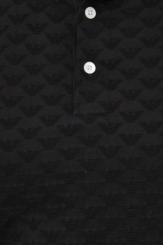 Bavlnené polo tričko Emporio Armani 8N1FP0.1JHWZ.NOS čierna