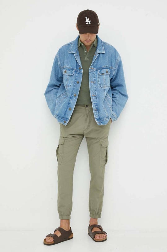 Поло Marc O'Polo M22249653190 зелёный AA00