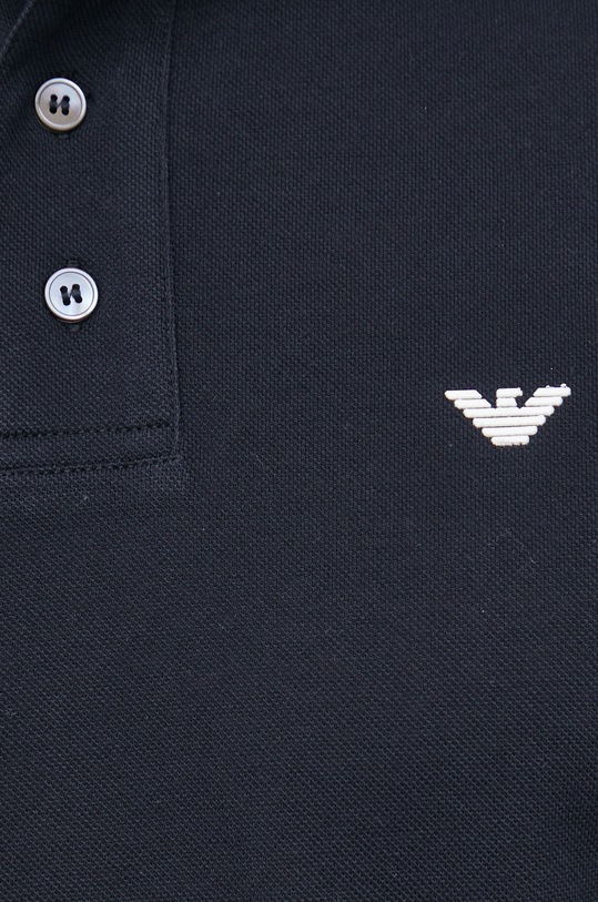 Emporio Armani longsleeve bawełniany 8N1FQ0.1JTKZ.NOS granatowy