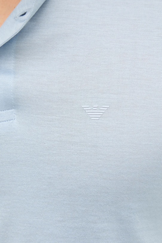Emporio Armani tricou polo 8N1F98.1JUVZ.NOS albastru