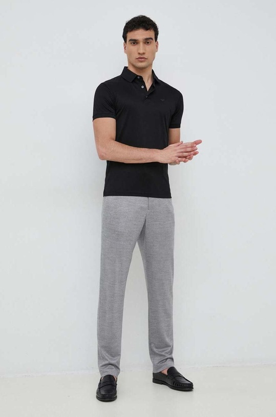 Polo tričko Emporio Armani 8N1F98.1JUVZ.NOS čierna AA00