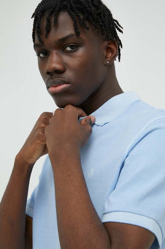 Marc O'Polo polo bawełniane bawełna turkusowy M22226653000