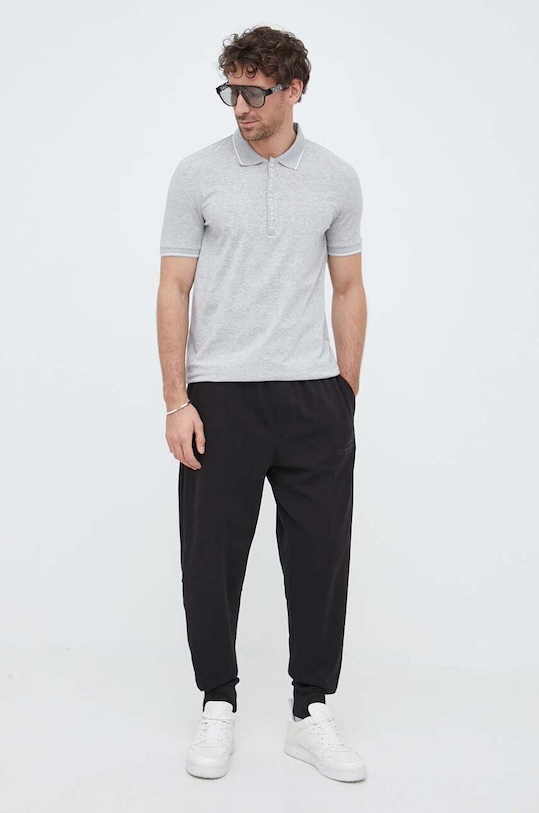 Polo tričko Armani Exchange 8NZF71.ZJH2Z.NOS šedá AA00