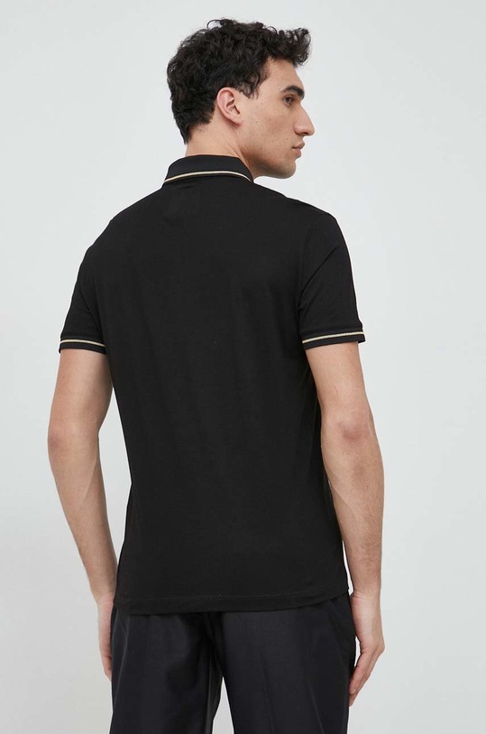 Odzież Armani Exchange polo bawełniane 8NZFPQ.ZJH4Z.NOS czarny