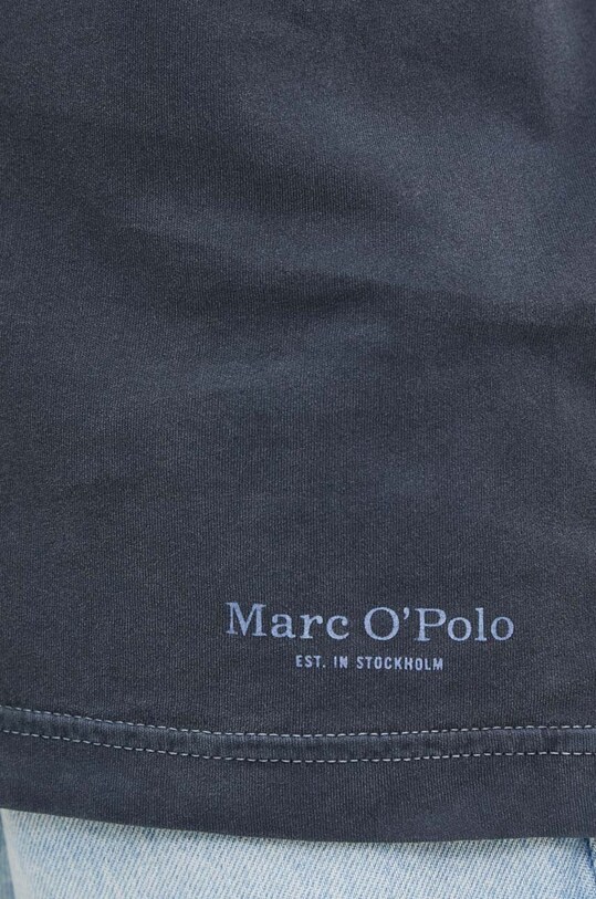 Хлопковое поло Marc O'Polo M24221053056 тёмно-синий