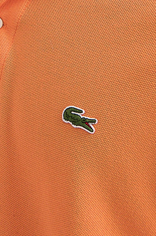 Lacoste cotton polo shirt L1212 NPB orange L1212.NPB
