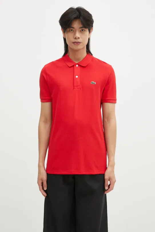 Lacoste cotton polo shirt PH4012 240 cotton red PH4012.240