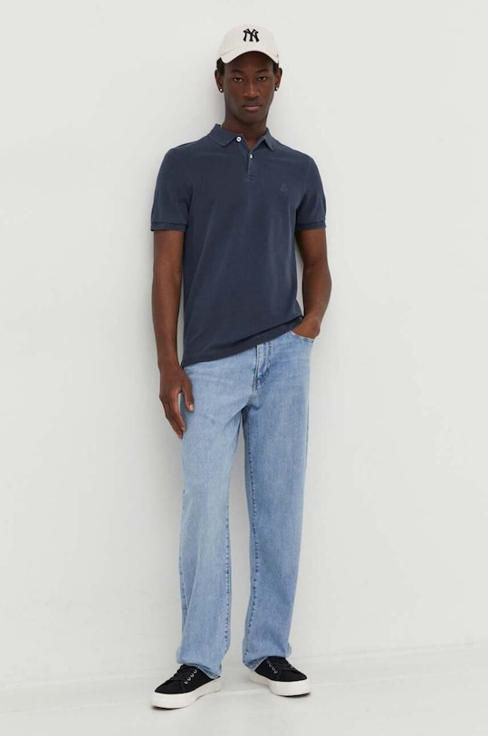 Marc O'Polo tricou polo B21249653190 bleumarin AA00