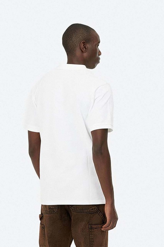 Carhartt WIP cotton polo shirt I023807.WHITE.GOLD white AA00