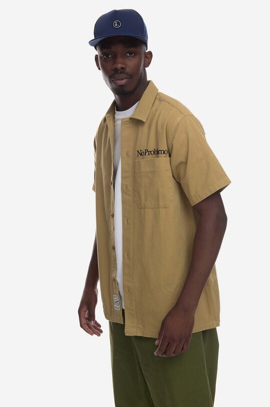 Aries polo in cotone verde AR40114