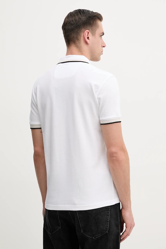 BOSS Green polo de bumbac 50469055 alb AA00