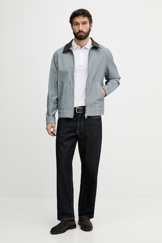 BOSS Green поло чоловіче бавовняне Paddy 50469055 білий AA00