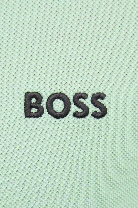 BOSS Green polo bawełniane 50469055 zielony