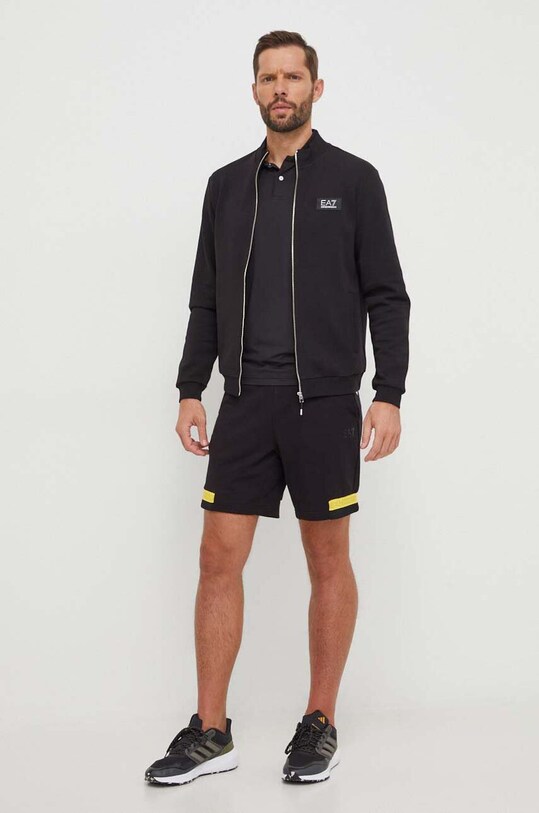 Поло EA7 Emporio Armani 8NPF23.PJEMZ чёрный AA00