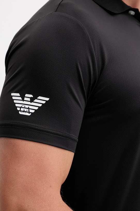 Polo tričko EA7 Emporio Armani 8NPF23.PJEMZ čierna
