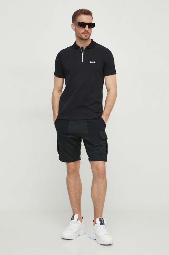 Polo tričko BALR. Q-Series B1122.1033.NOS černá AA00