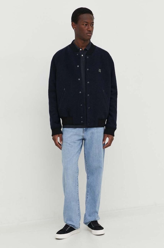 Marc O'Polo polo de bumbac B21223053092 bleumarin AA00
