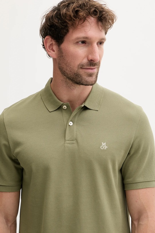Odzież Marc O'Polo polo bawełniane B21223053092 zielony