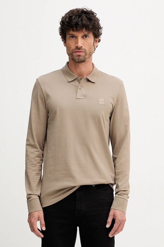 BOSS Orange longsleeve zielony 50507704