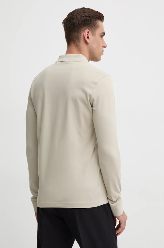 Oblečenie Tričko s dlhým rukávom Boss Orange 50507704 béžová