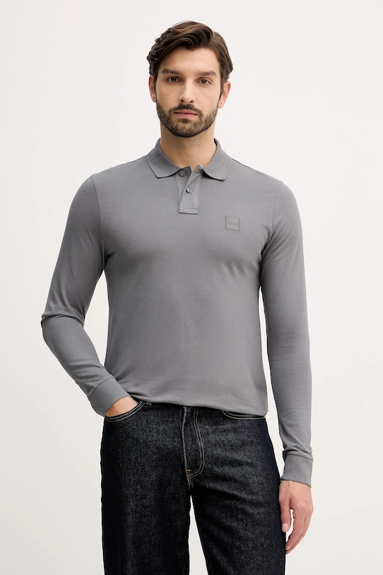 BOSS Orange longsleeve szary 50507704