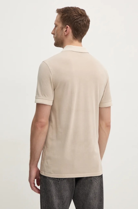 Odzież BOSS Orange polo bawełniane 50507813 beżowy