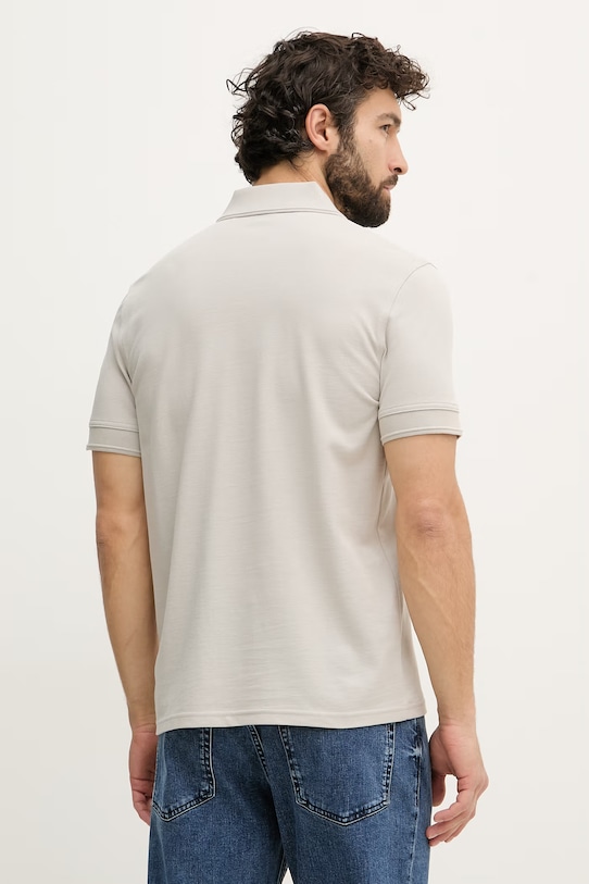 Одежда BOSS Orange поло для мужчин из хлопка Prime 50507813 серый