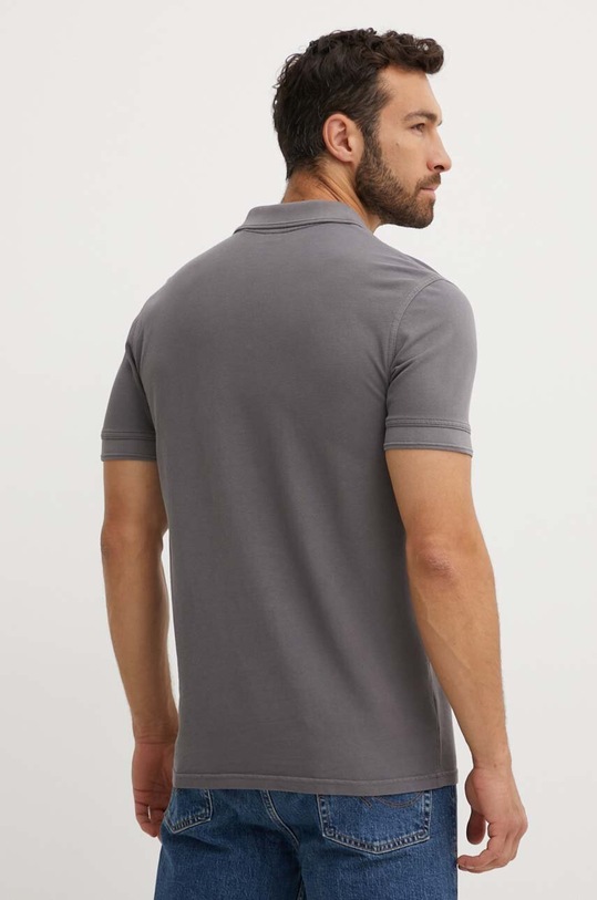 BOSS Orange polo pentru bărbați din bumbac Prime 50507813 gri AA00
