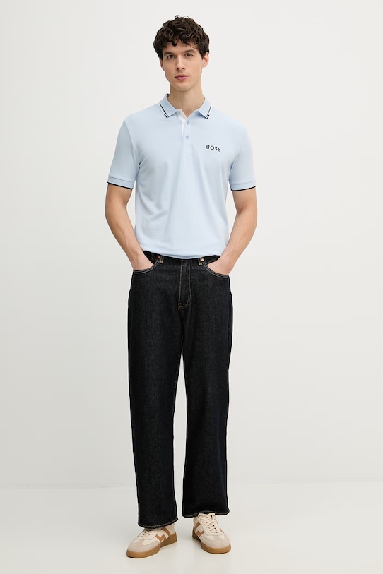 BOSS Green polo tričko pánske Paddy Pro 50469102 modrá AA00