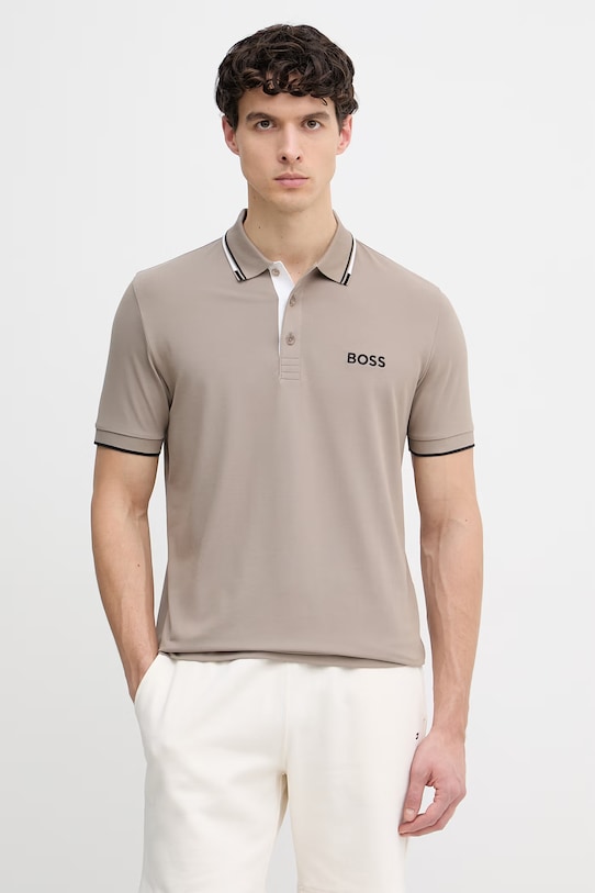 BOSS Green polo męskie Paddy Pro beżowy 50469102