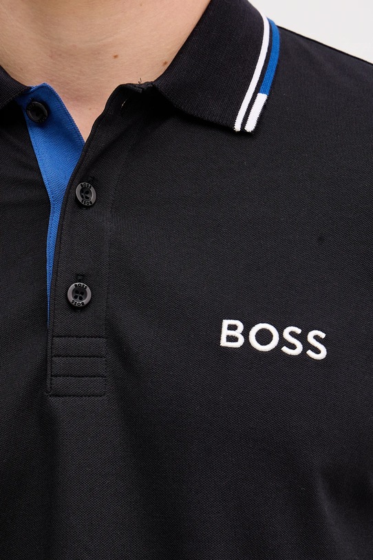 BOSS Green polo 50469102 czarny
