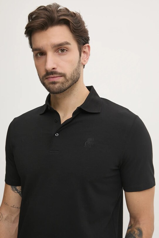 Karl Lagerfeld polo czarny 500221.745750