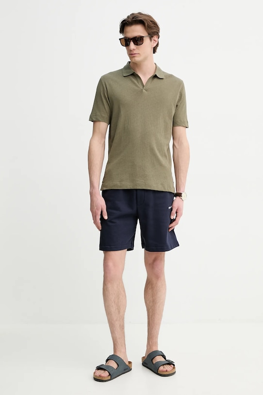 Marc O'Polo tricou polo din in M23209153026 verde AA00