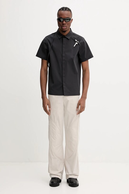 Heliot Emil shirt SS25.M.05.042.BLK01.CO black AA00