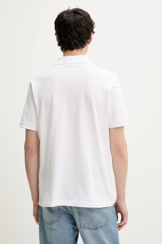 Ρούχα Βαμβακερό μπλουζάκι πόλο Diesel T-REJUST-DOVAL-PJ POLO SHIRT A15057.0AIJR λευκό