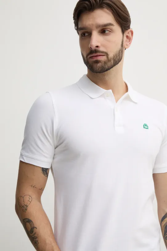 United Colors of Benetton polo beżowy 3WG9U301Z