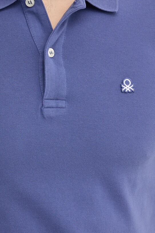 United Colors of Benetton tricou polo 3WG9U301Z violet